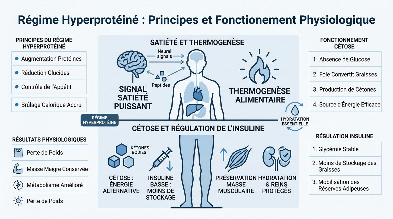 Mécanisme métabolique du régime hyperprotéiné
