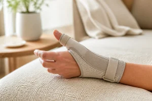 Attelle de pouce pour soulager la douleur
