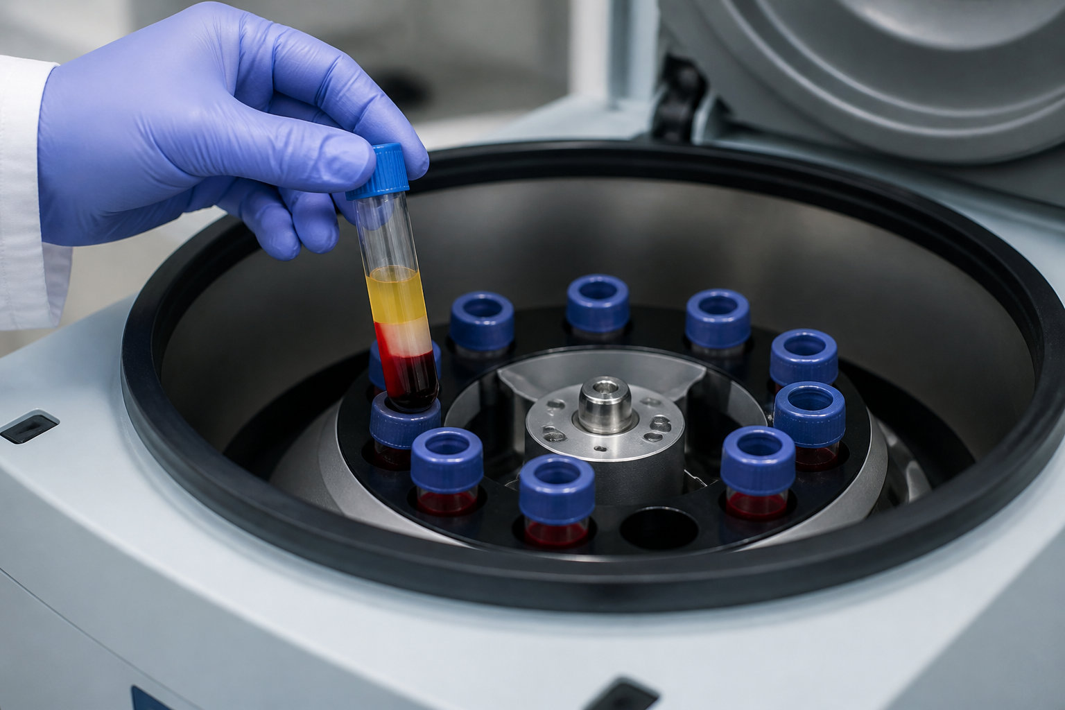 Protocole technique d'une séance d'injection de plasma