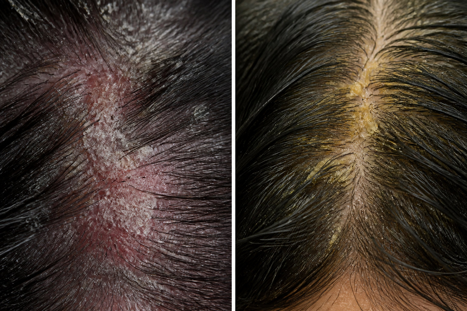 2 différences pour identifier le psoriasis ou la dermite