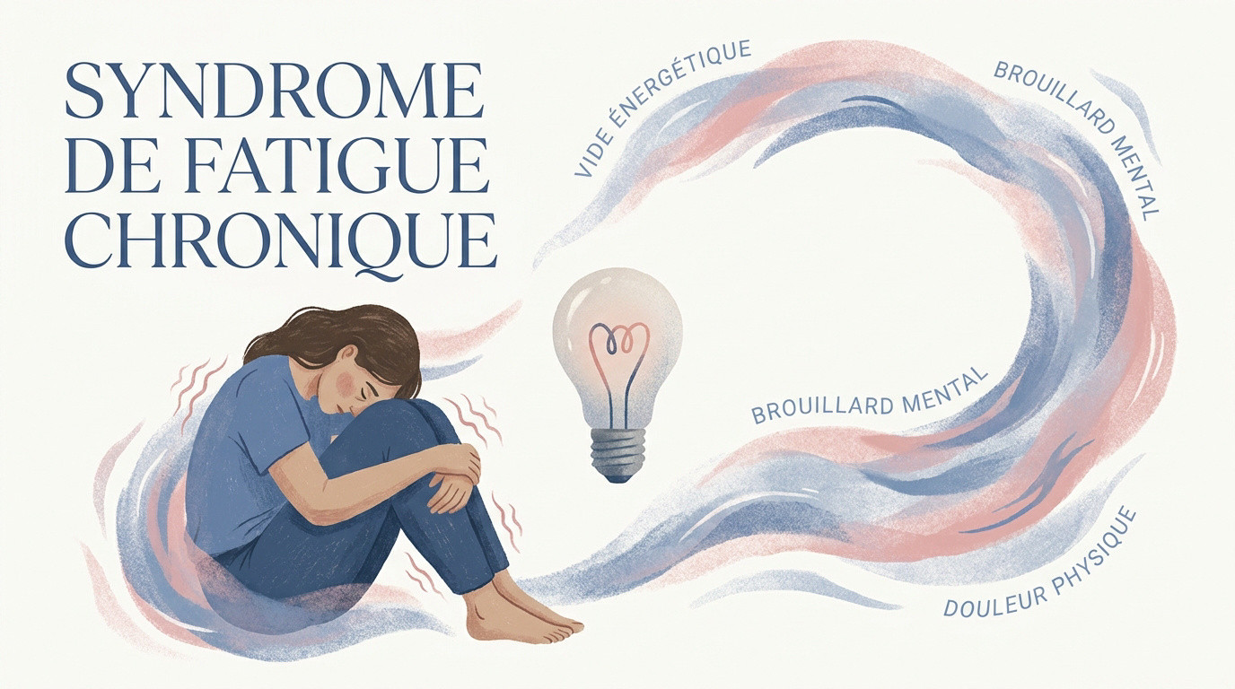 Femme épuisée souffrant de fatigue chronique