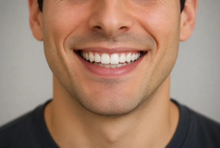 Sourire eclatant et naturel