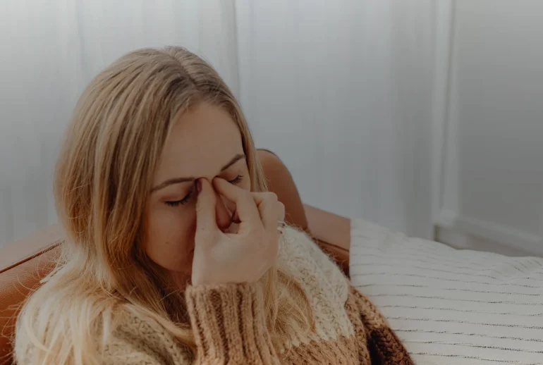Douleur du visage et congestion nasale