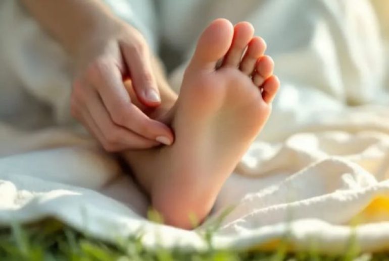 pied gauche qui gratte signification
